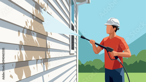 Power washing home exterior: effective cleaning for siding maintenance