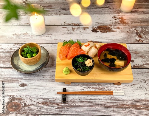 Japanese Sushi Kaiseki Full Dining Set