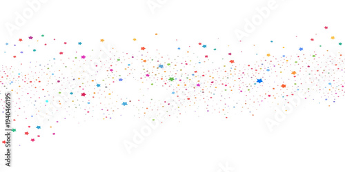 Abstract watercolor paint splashes and colorful confetti drops create a vibrant grunge texture pattern for a festive celebration backdrop design vector illustration
