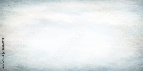 A beautiful grunge blue background featuring bright fluffy white clouds across a clear summer sky atmosphere for an abstract nature cloudscape