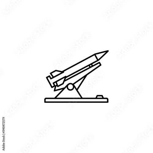 Simple Line Drawing of Pencil Sharpener.