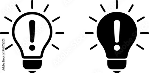 Innovative ideas and inspiration concept with light bulbs