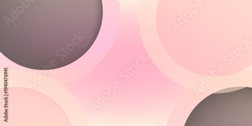 abstract background.modern.minimalist.pink and yellow gradations.circle effect.memphis.trendy .eps 10