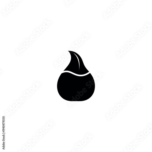 Black Coffee Bean with Steam Rising.