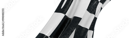 Close-up of a checkered fla...