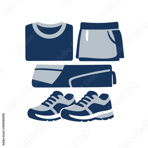 Sport apparel and shoes collection for active lifestyle