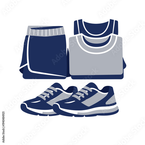 Athletic clothing and shoes collection