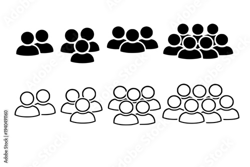 People Group Icon Set