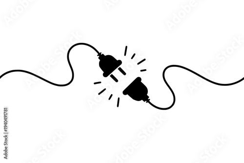 Simple Power Connection Icon