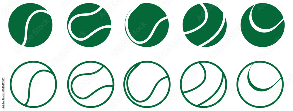 Fototapeta premium tennis ball flat design, tennis ball artwork, , tennis ball isolated background, tennis ball sports icon, minimalist sports design for web and print media Vector