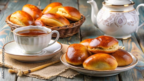 croissant and coffee