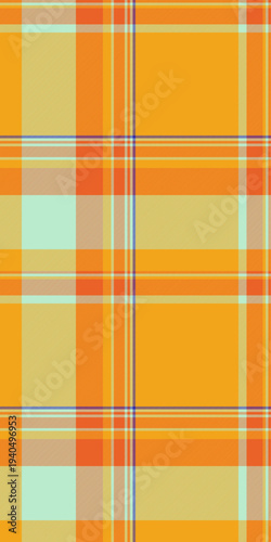 Many plaid tartan texture, 50s background fabric check. Summertime vector seamless textile pattern in amber and light colors.