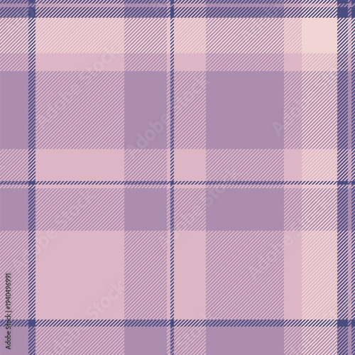 Delicate textile pattern plaid, fluffy check texture background. Tracery fabric vector tartan seamless in light and pastel colors.