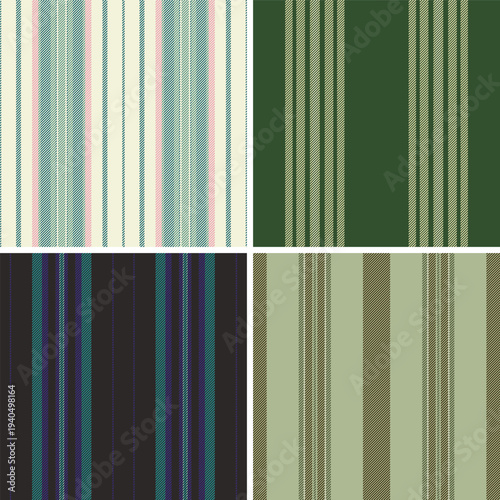 Striped pattern pack for DIY sewing projects. Flannel shirt templates, scarves, and casual designs included. Vector accuracy saves time.