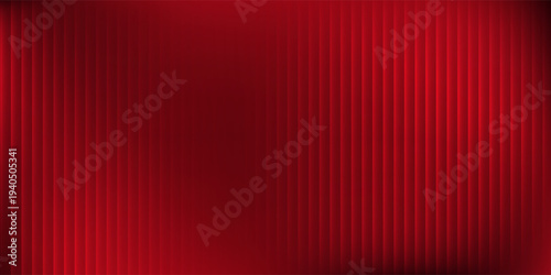 Modern red gradient on a black background with glossy glass stripes and soft waves creating a distorted abstract simple modern