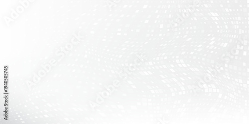 Design white gray wave light technology texture background. Abstract big data digital concept. 3d rendering abstract simple modern