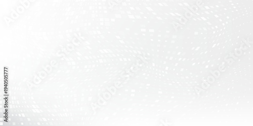Design white gray wave light technology texture background. Abstract big data digital concept. 3d rendering abstract simple