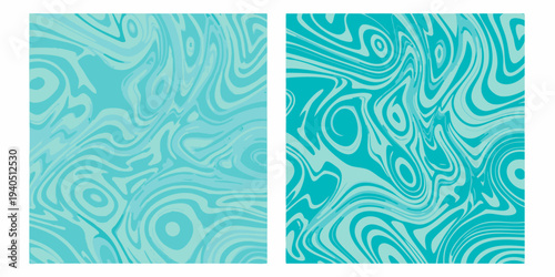 Abstract turquoise swirls creating a dynamic flowing background pattern