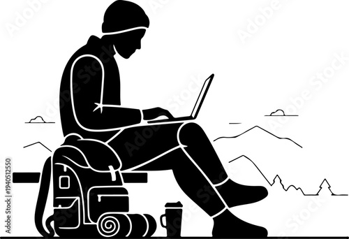 Cargo Delivery Truck Silhouette Vector Illustration

Heavy Duty Transport Lorry Black Silhouette Design

Freight Transport Semi Truck Side View Silhouette