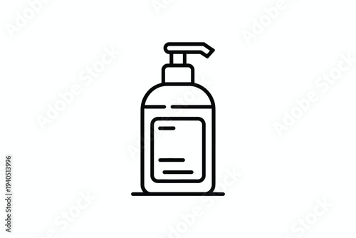 Vector hand sanitizer dispenser icon