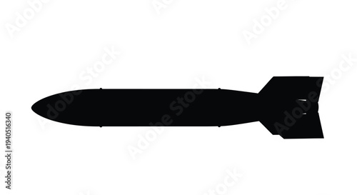 A stark black silhouette of a vintage airship floating calmly silhouette