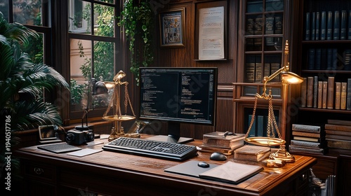 Vintage Lawyer's Digital Office