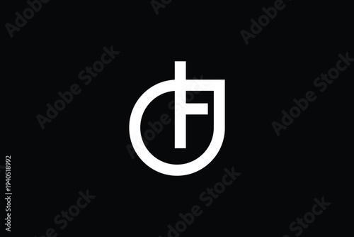  letter f logo vector design template