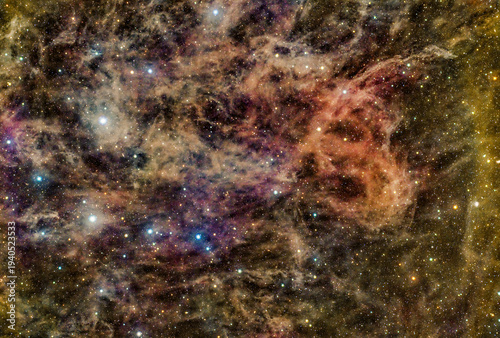 Canvas Print abstract space background