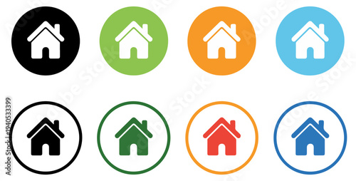 Foto web home house ui icon set