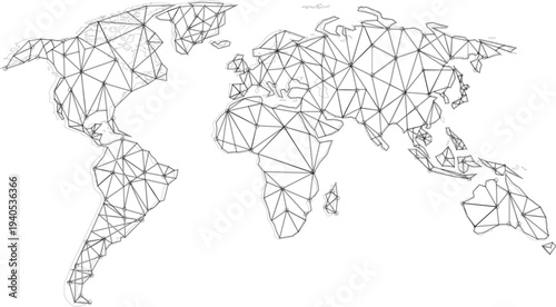 world map outline map