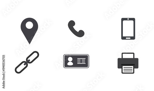 Business Icon Set Vector