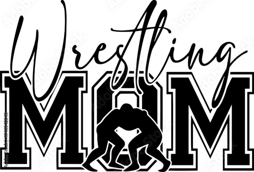 Foto Wrestling Mom svg
