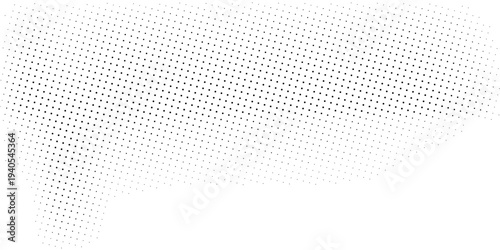 Set of halftone dots gradient pattern texture isolated on white background. Straight dotted spots using halftone circle dot raster texture. Vector blot half tone collection.