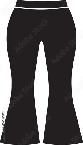 High Waisted Flare Trousers Fashion Silhouettes