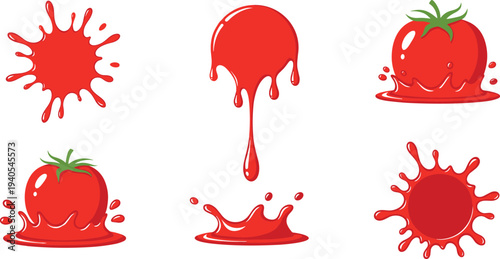 Traffic Barrier Posts and Chain Crowd Control Fence Set Flat Vector Illustration Isolated on White Background