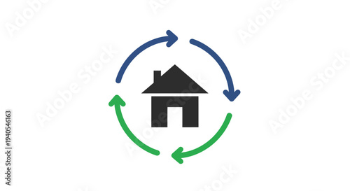 Sustainable home recycling eco friendly.