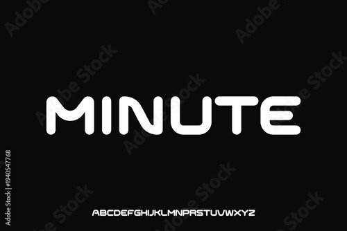 Display alphabet font vector design suitable for headline, poster, logo, magazine and many more