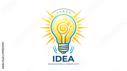 Light Bulb Idea Innovation Creativity Concept.