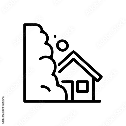 Natural disaster icon