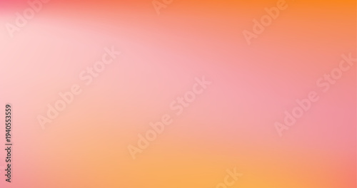 Blurred color gradient background, abstract peach orange grain gradation texture, vector soft pink texture blur abstract background