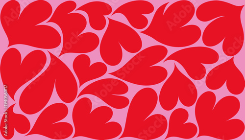 Gemini said

Seamless pattern with red floral heart flowers vector illustration for vintage textile wallpaper and love ornament background