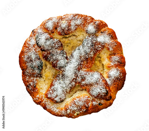 This dessert is popular in Romania and Bulgaria, particularly during Easter or Christmas