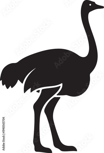 Ostrich Silhouette