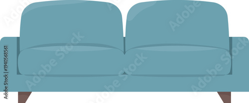 Two seat sofa illustration