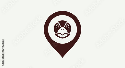 Monkey Face Logo Design Element.