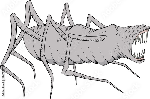 Design of imaginative insect creature