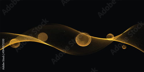 Abstract smoke on a black background creates a flowing water wave design featuring a colorful pike lure and fishing hook illustration