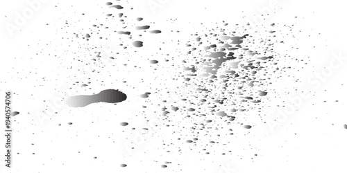 White paper texture with black and white grunge paint splatter background.