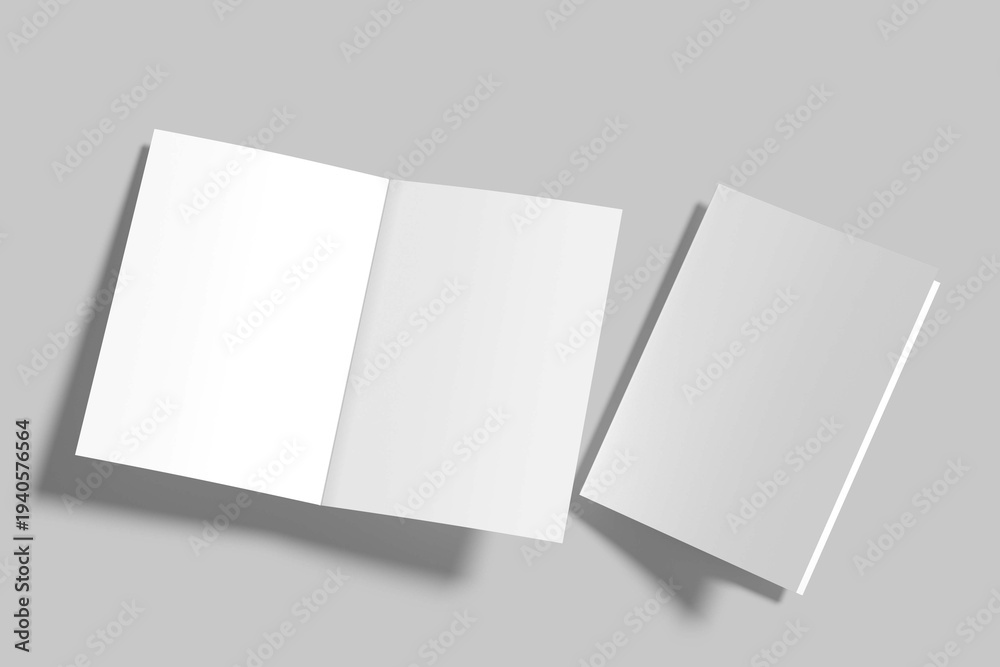 Fototapeta premium Bifold Mockup Presentation Design Blank