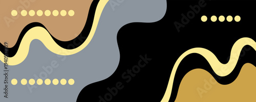 Colorful liquid and wave background for summer background vector. minimalist design wallpaper